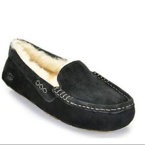 Ugg Ansely Black Slipper size 11 Preloved